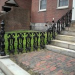 Cast Iron Fence Recreated from Pieces Found on Site