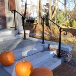 New railing on historic property
