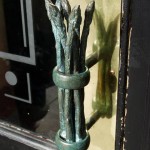 Bronze asparagus door pulls